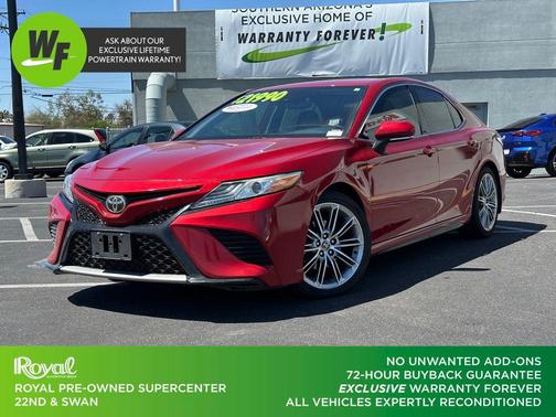 Supersonic Red 2020 Toyota Camry XSE