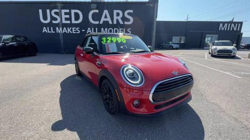 Orange Metallic 2021 MINI Convertible Cooper