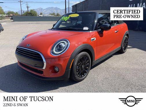 Orange Metallic 2021 MINI Convertible Cooper