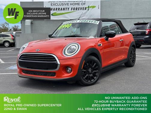 Orange Metallic 2021 MINI Convertible Cooper