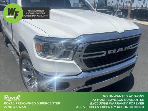Bright White Clearcoat 2021 RAM 1500 Big Horn/Lone Star