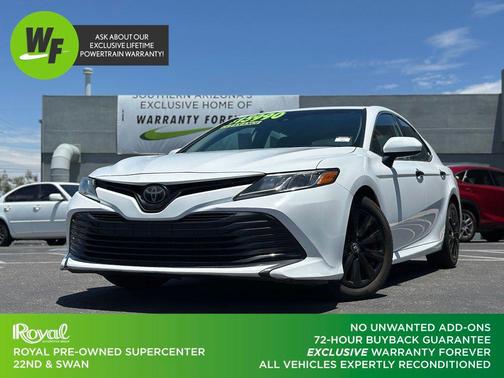 Super White 2020 Toyota Camry LE