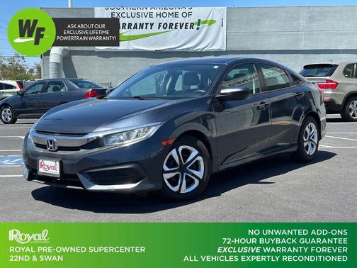 Blue 2016 Honda Civic LX