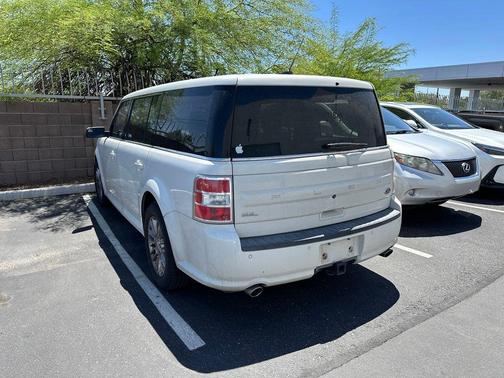 White Suede 2014 Ford Flex SEL