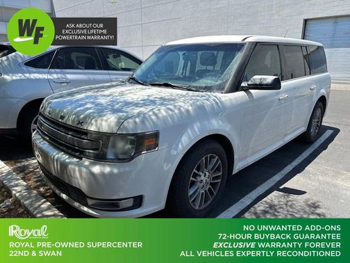 White Suede 2014 Ford Flex SEL