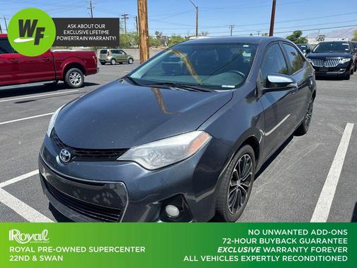 Slate Metallic 2016 Toyota Corolla S Plus