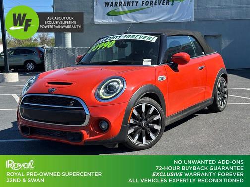 Orange Metallic 2021 MINI Convertible Cooper S