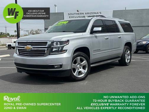 Silver Ice Metallic 2016 Chevrolet Suburban LTZ