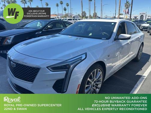 Crystal White 2019 Cadillac CT6 3.6L Luxury