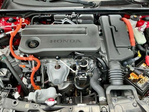 Rallye Red 2025 Honda Civic Hybrid Sport