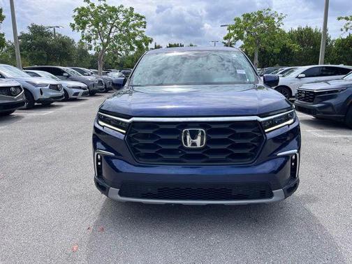 Obsidian Blue Pearl 2024 Honda Pilot EX-L 7 Passenger