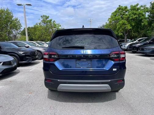 Obsidian Blue Pearl 2024 Honda Pilot EX-L 7 Passenger