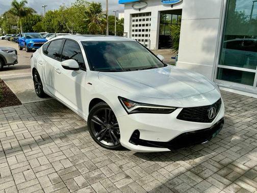 Platinum White Pearl 2023 Acura Integra A-SPEC Technology
