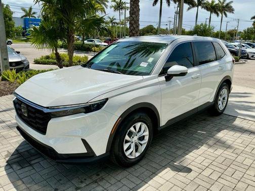Platinum White Pearl 2023 Honda CR-V LX 2WD