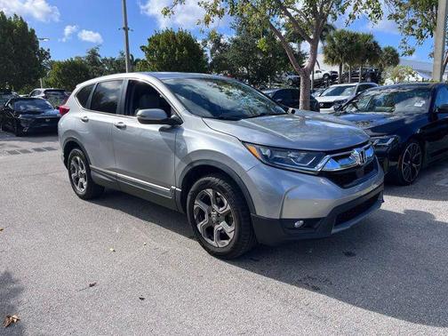 Lunar Silver Metallic 2018 Honda CR-V EX-L