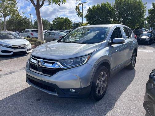 Lunar Silver Metallic 2018 Honda CR-V EX-L