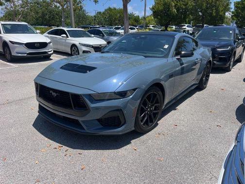 Vapor Blue Metallic 2024 Ford Mustang GT Premium