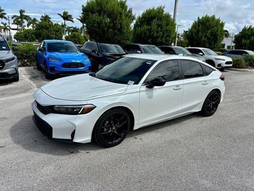 Platinum White Pearl 2026 Honda Civic Sport