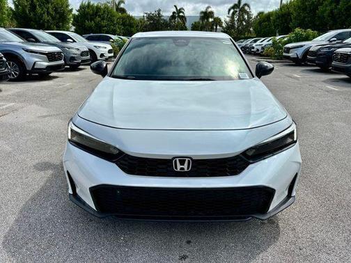 Platinum White Pearl 2026 Honda Civic Sport