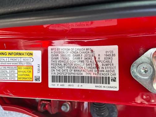 2023 Honda Civic Sport