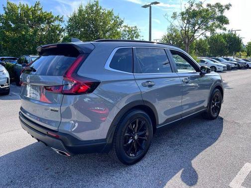 Gray 2024 Honda CR-V Hybrid Sport FWD