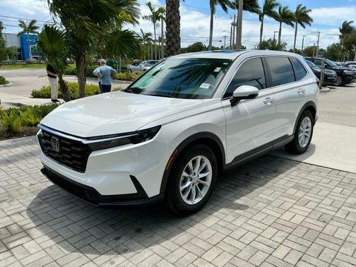Platinum White Pearl 2024 Honda CR-V EX-L 2WD