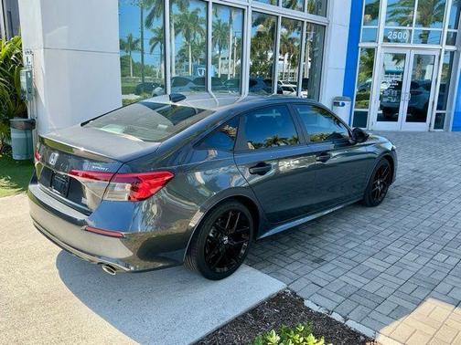 Meteorite Gray Metallic 2024 Honda Civic Sport