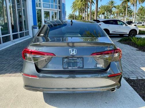 Meteorite Gray Metallic 2024 Honda Civic Sport