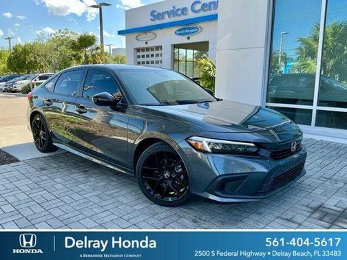 Meteorite Gray Metallic 2024 Honda Civic Sport