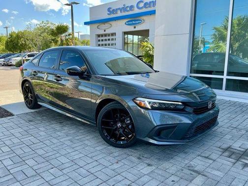 Meteorite Gray Metallic 2024 Honda Civic Sport