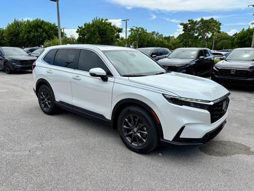 Platinum White Pearl 2026 Honda CR-V EX-L 2WD