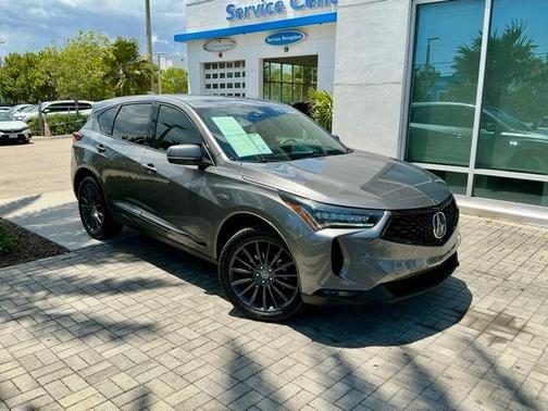 Platinum White Pearl 2023 Acura RDX A-Spec Advance Package