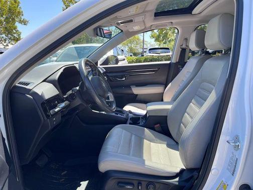 Platinum White Pearl 2023 Honda CR-V EX-L