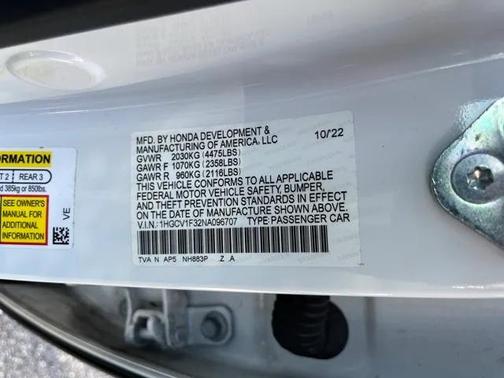 2022 Honda Accord Sport 1.5T