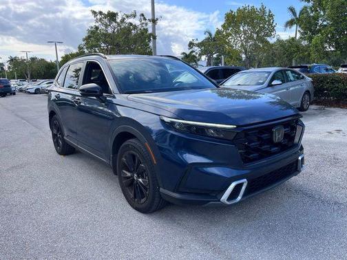Blue 2024 Honda CR-V Hybrid Sport Touring AWD