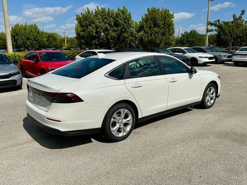 Platinum White Pearl 2026 Honda Accord LX 1.5T