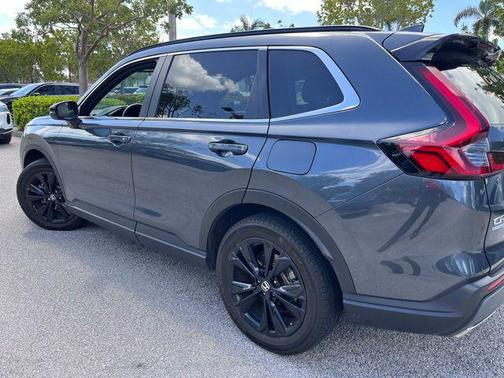 Gray 2024 Honda CR-V Hybrid Sport Touring AWD