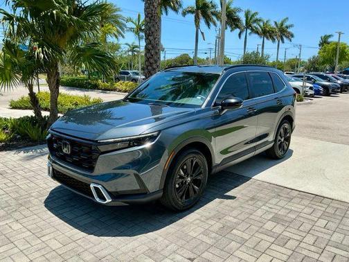 Gray 2024 Honda CR-V Hybrid Sport Touring AWD