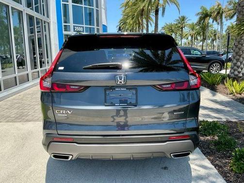 Gray 2024 Honda CR-V Hybrid Sport Touring AWD