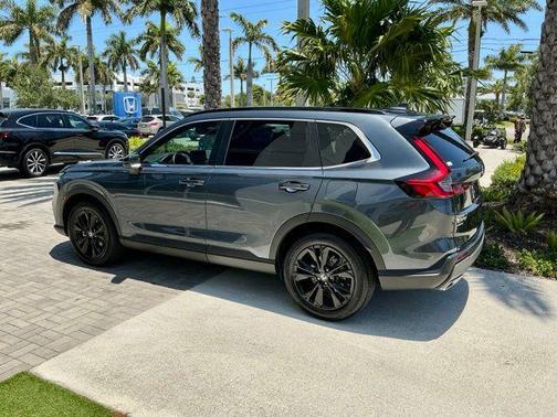 Gray 2024 Honda CR-V Hybrid Sport Touring AWD