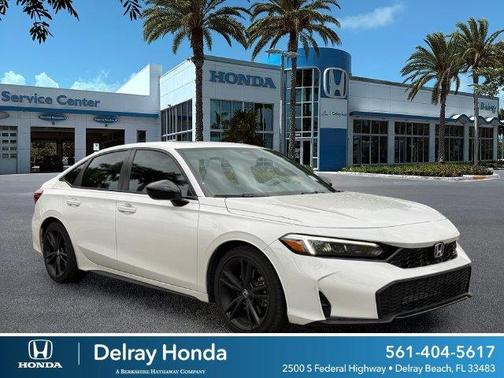 Platinum White Pearl 2026 Honda Civic Si Base