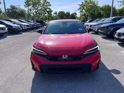 Rallye Red 2025 Honda Civic Sport