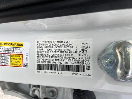 2023 Honda Civic Sport