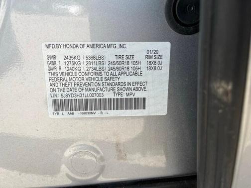 2020 Acura MDX 3.5L