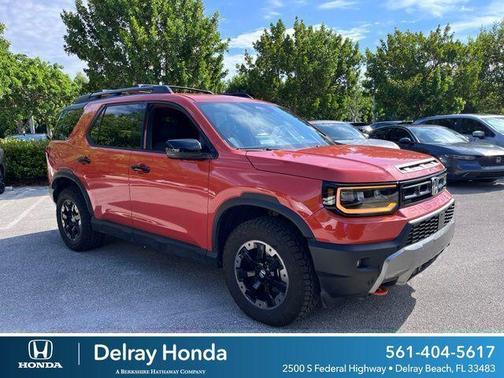 Sunset Orange 2026 Honda Passport AWD TrailSport Elite Blackout