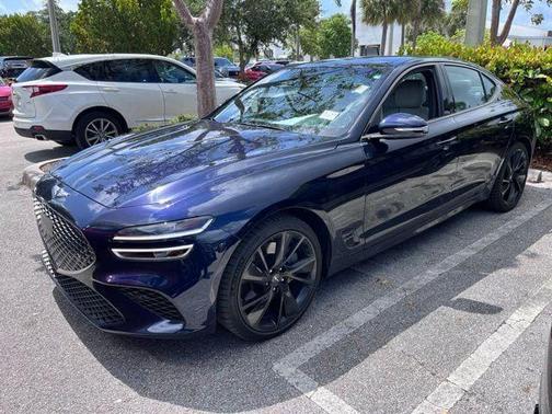 Capri Blue 2023 Genesis G70 3.3T RWD