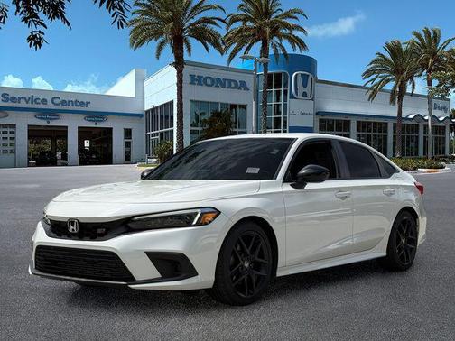 Platinum White Pearl 2024 Honda Civic Si Base