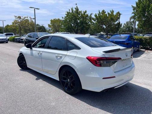 Platinum White Pearl 2024 Honda Civic Si Base