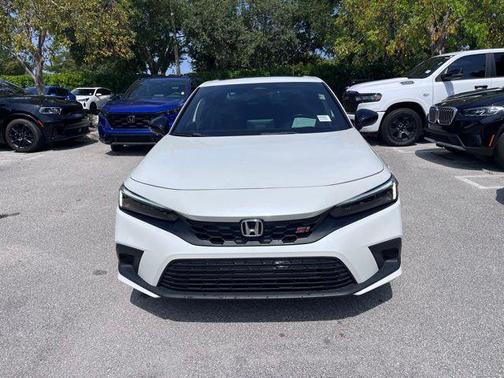 Platinum White Pearl 2024 Honda Civic Si Base