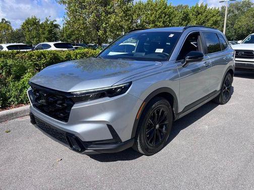 Solar Silver 2025 Honda CR-V Hybrid Sport FWD